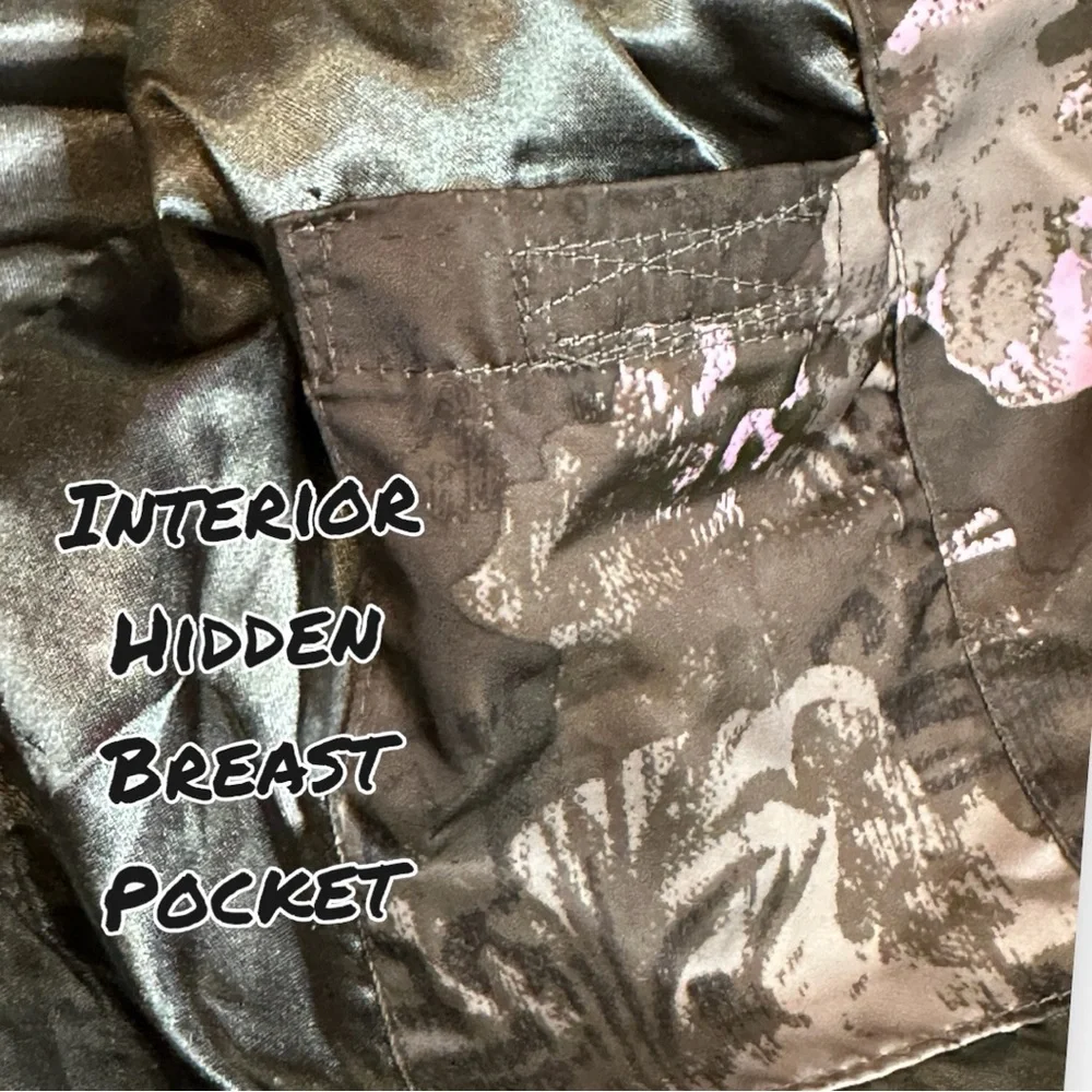π HOST PICK πGirlsβ Members Only Bomber Jacket in camo green and pink. Kids 12 - Picture 13 of 15